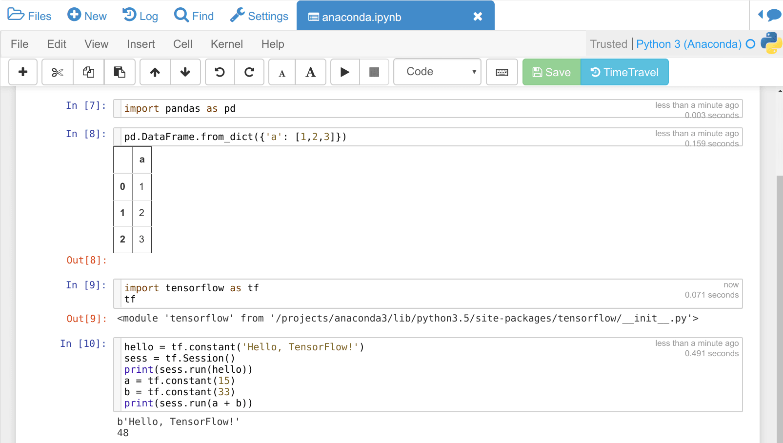 Online Jupyter Notebooks